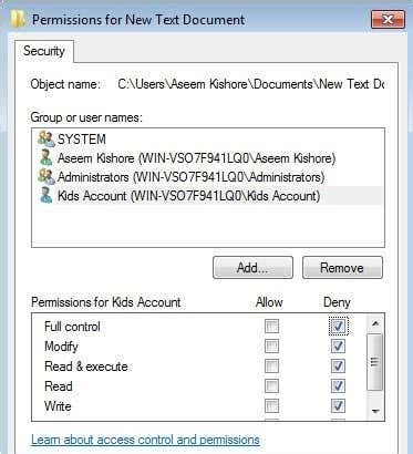 windows 10 set file permission of folder to 777
